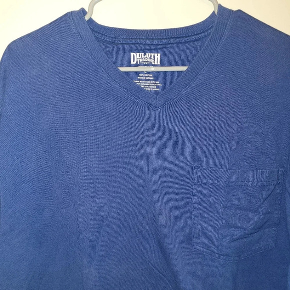 **4/$20 TEES**Duluth trading co vneck tee size Large LOT R1 - Picture 3 of 5